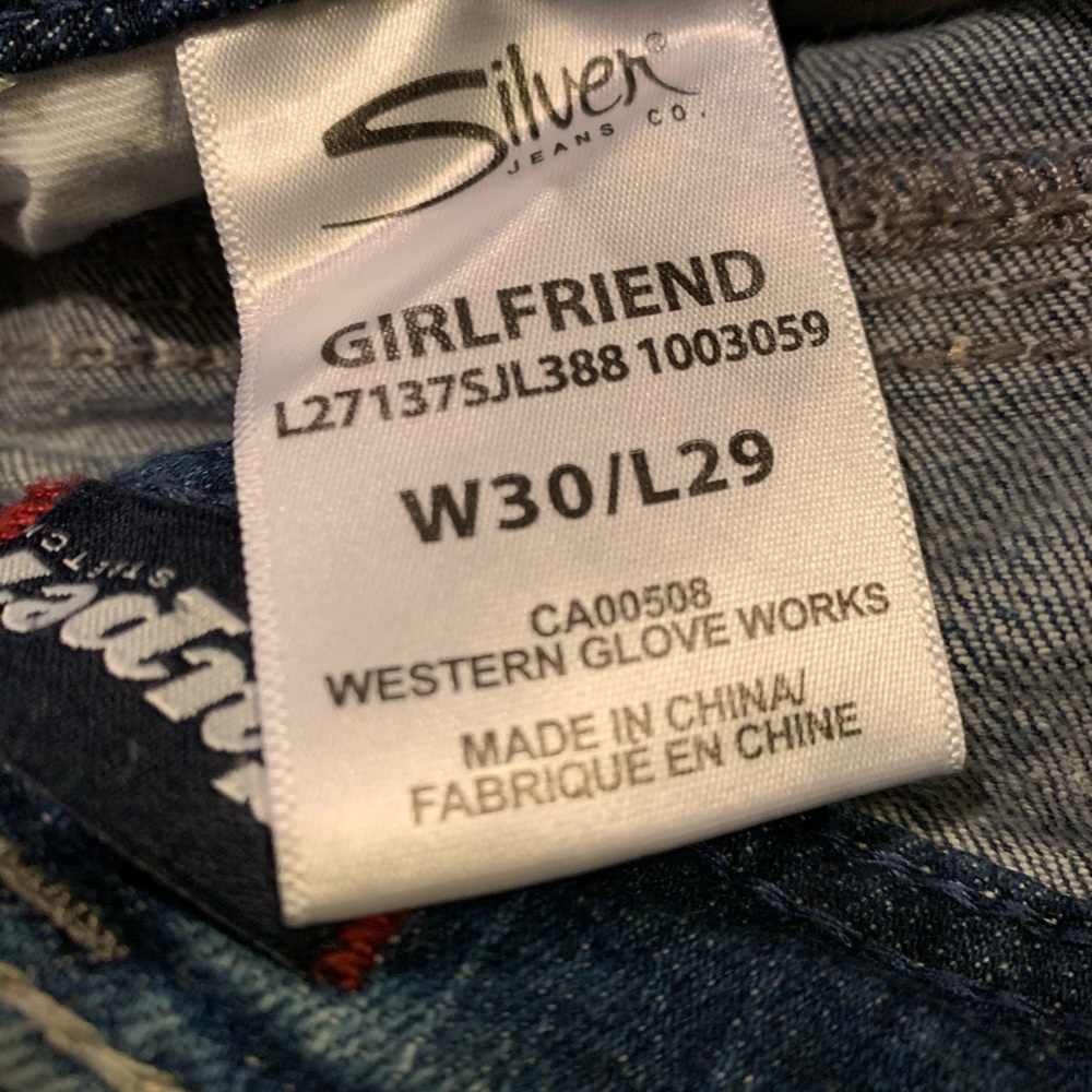Silver Tab girlfriend style jeans